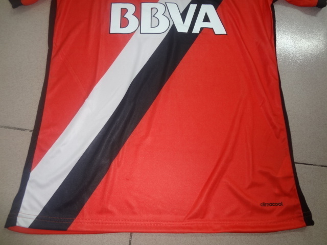 River Plate 2014-15 Away Soccer Jersey Red - Click Image to Close